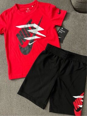 *NWT* Boys Nike 3BRAND Short Sleeve Tee & Shorts Size 6